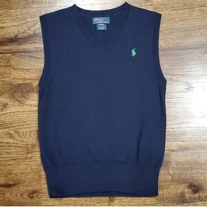 Boys Polo Ralph Lauren navy sweater vest size M(10/12)